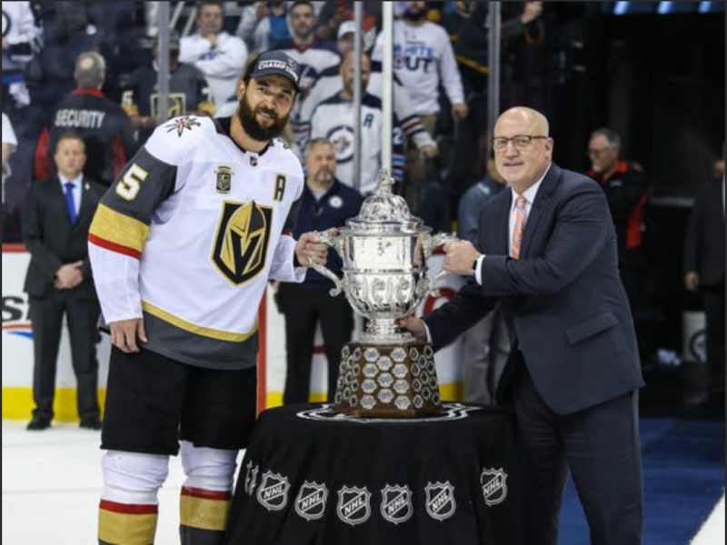 LAS VEGAS GOLDEN KNIGHTS | THE CLARENCE S. CAMPBELL BOWL TROPHY 2023.